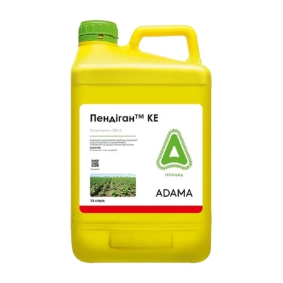 Желтая канистра с этикеткой Пендаган™ КЕ от ADAMA - Пенимид