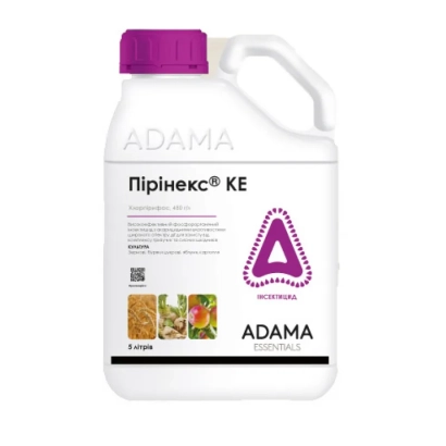 Бутылка с инсектицидом Пірінекс 48 к.е., (хлорпірифос, 480 г/л) от ADAMA - Pirinex 48 EC, (хлорпирифос, 480 g/l)