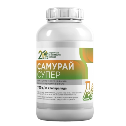 Бутылка с инсектицидом Самурай Супер