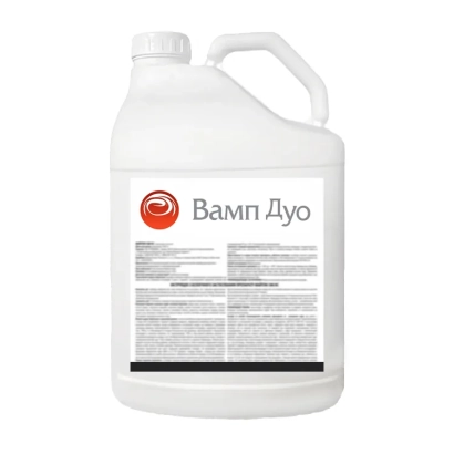 Біла канистра з етикеткою «Вамп Дуо» - Вамп Дуо 220 КС
