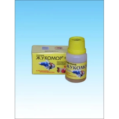 Жукомор — инсектицид в упаковке с изображением жука и ягод