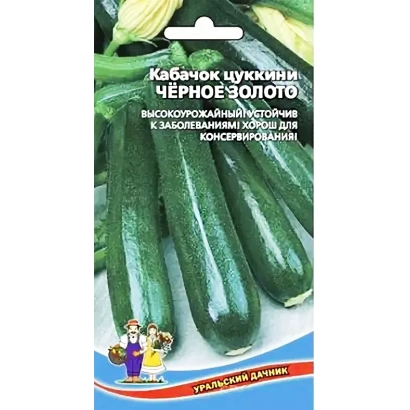 Пакет насіння кабачка ЧОРНЕ ЗОЛОТО