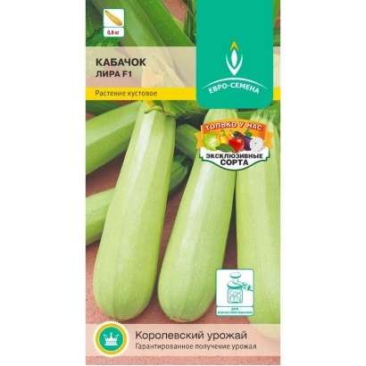 Пакет семян кабачка Лира F1