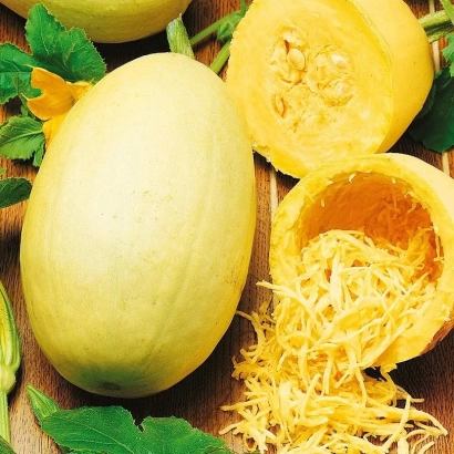 Целый и нарезанный кабачок с семенами и тертой мякотью - СПАГЕТТИ РАВИОЛО