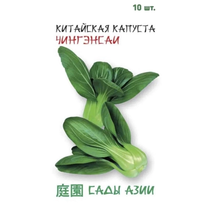 Seed packet of Chinese cabbage CHINGENSAI