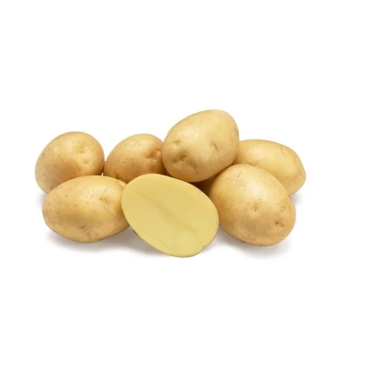 Картофель на белом фоне - Мадлен