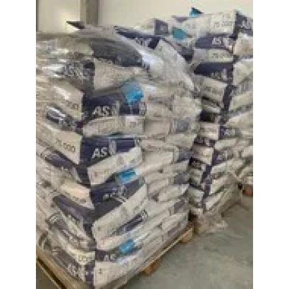 Bags of corn seeds AS 5 M 11 on a pallet