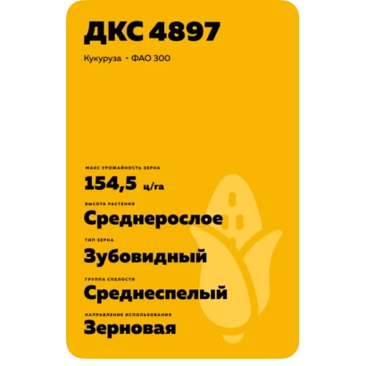DKC4897 corn seed bag