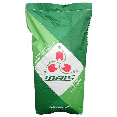 Green seed bag for corn under the brand MAIS - DMS Cortes