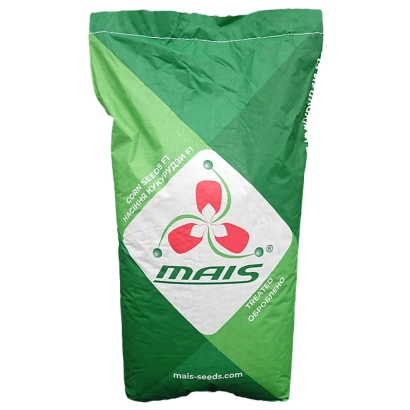 Green seed bag for corn branded MAIS - DMS Sapphire