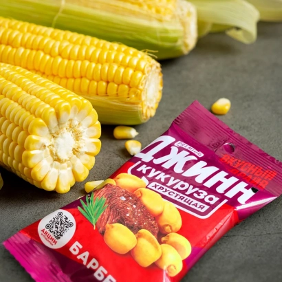 Pack of barbecue corn from brand Jin - EG 7 B 84