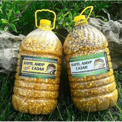 Два пакета кукурузы с надписью КАРП, АМДП, ЦАРАЯ на этикетке. - ФАРМПОРТ