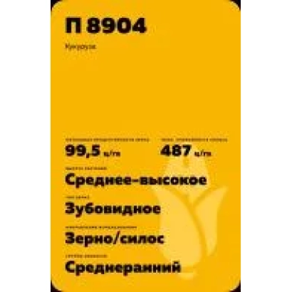 Пакет насіння кукурудзи П 8904 - ХОПЕР 255 МВ