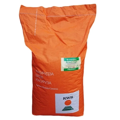 Orange seed bag for corn KWS COLLECTO