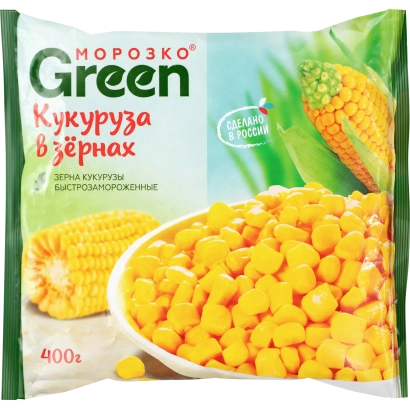 Пакет з кукурудзою в зерні бренду Морозко Green - Ланжерон 255