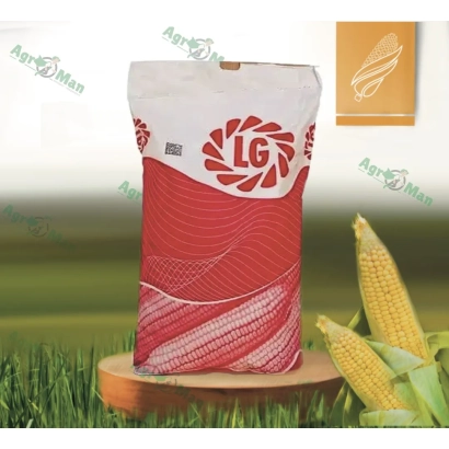 Red bag with LG logo against corn background - LIMIIV 821 CM
