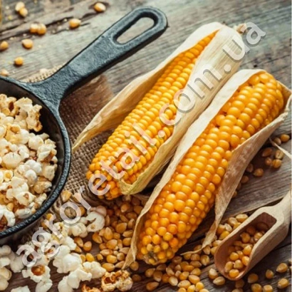 Стовпці кукурудзи та попкорн на дерев'яній поверхні - ПХ 5 ФТ
