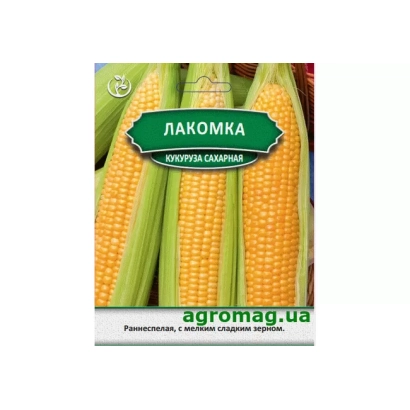 Пакет семян кукурузы 'Лакомка' с изображением початков - В 5599 З