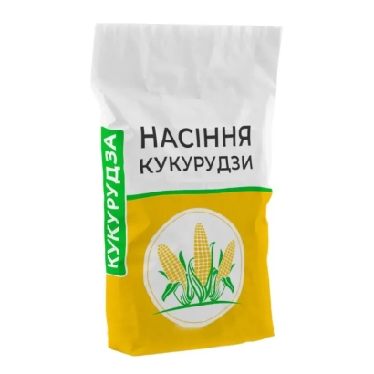Пакет насіння кукурудзи з написом КУКУРУДЗИ - ЗАПОРОЖСЬКИЙ 333 МВ
