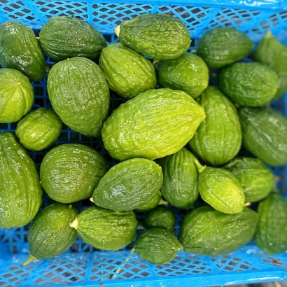 Зеленые лимоны в синей корзине - Урман