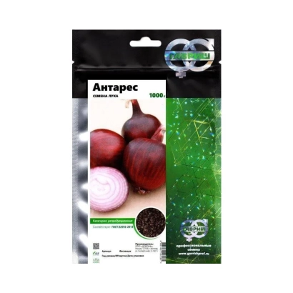 Пакет семян лука сорта Антарес