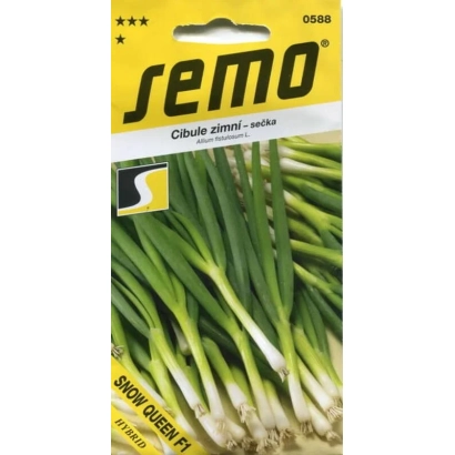 Пакет насіння цибулі сорту Snow Queen - СНІЖНА КОРОЛЕВА