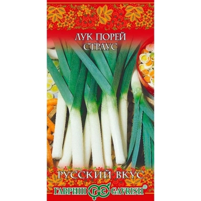 Пакет семян лука порея Страс - СТРАУС