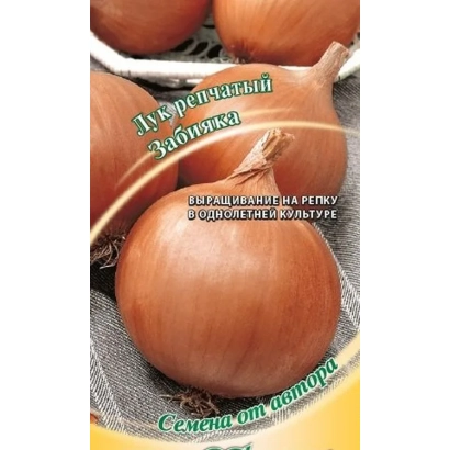 Семена лука сорта Дурманский Забияка на упаковке