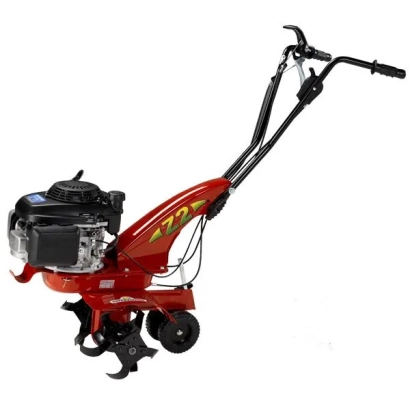 Мотоблок Eurosystems Z2 — красный культиватор с двигателем и рукояткой