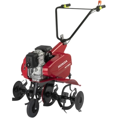 Мотоблок Honda FG315 E2D на красном фоне