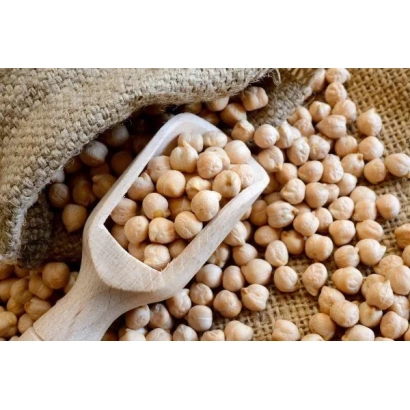 Нут на ткани з міткою з дерев'яною лопаткою - СІЛЬГОСПНИЙ