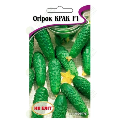 Пакет семян огурца Оринок КРАК F1 с изображением плодов