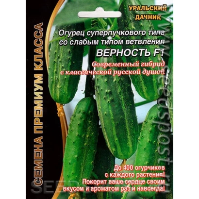 Пакет семян огурца сорта ВЕРНОСТЬ F1