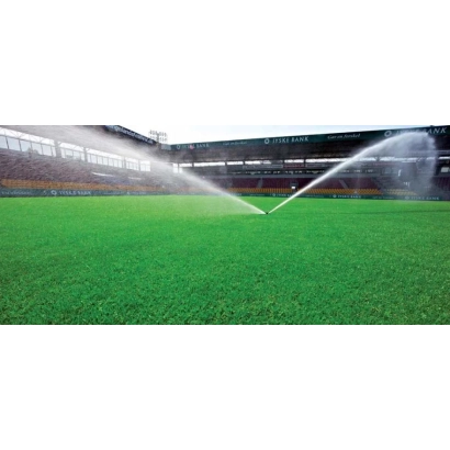 Green field with irrigation, likely fescue - CAPRICCIO