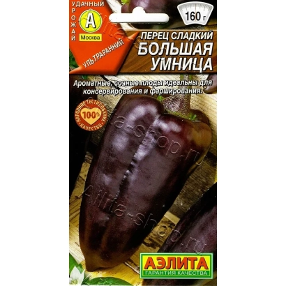 Seed packet for pepper BIG SMARTY