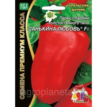 Семена перца САНЬКИНА ЛЮБОВ на красном перце - САНЬКИНА ЛЮБОВЬ