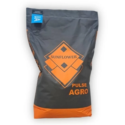 Seed bag with PULSE AGRO logo and SUNFLOWER text - Arcona