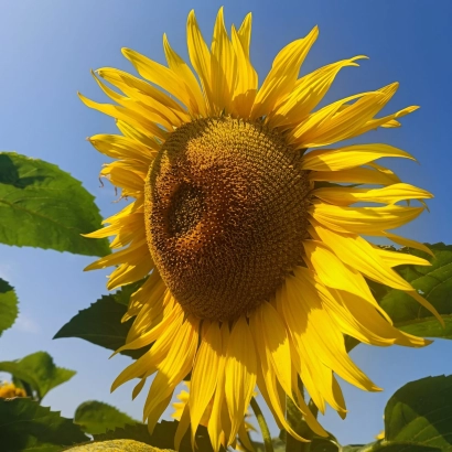 Соняшник на тлі блакитного неба - АТ БДА 04