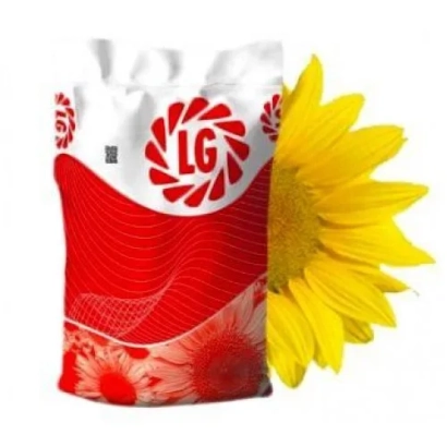 Красный пакет с логотипом LG и подсолнухом - ЛГ5492ХО КЛ