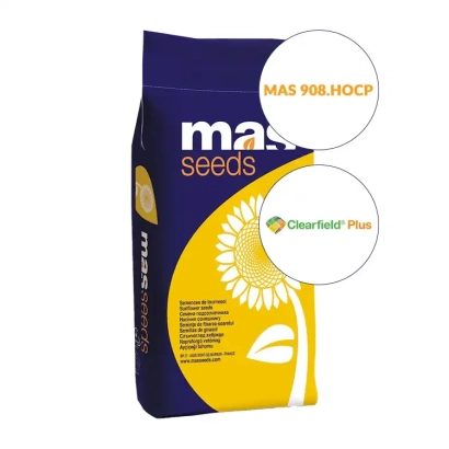 Мас 908ГОКП на упаковке семян подсолнечника