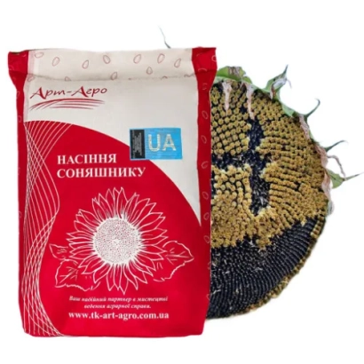 Пакет насіння соняшнику з написом «Насіння соняшнику» - Надійний