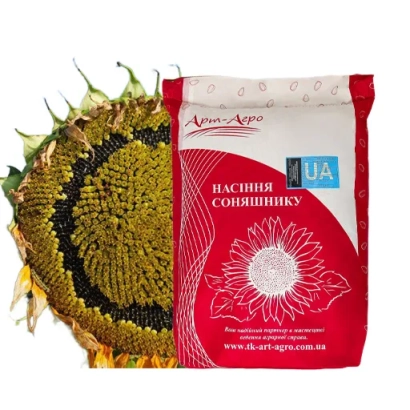 Красный пакет с надписью Настяний соняшник и изображением подсолнуха - Натюрела КС