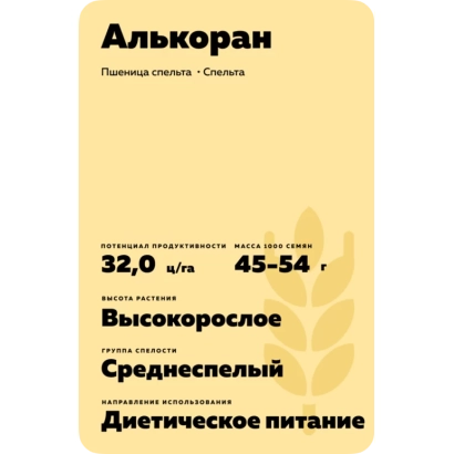 Пакет семян пшеницы Алькоран