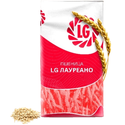 LG Laureano wheat packaging with wheat ear and grain - LG Quadrant