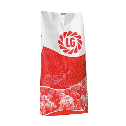 Красно-белый пакет с логотипом LG - Астроном