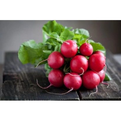 Свежий редис на деревянной поверхности - Лидка