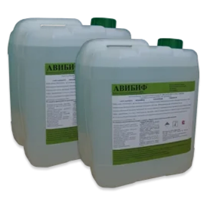 Канистра с продуктом АВИБИФ - Авибиф 15% В.Р.К.
