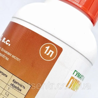 Бутылка с продуктом Гумифилд ВР-18