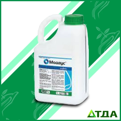 Бутылка с препаратом Моддус на зеленом фоне - Моддус 250ЕС