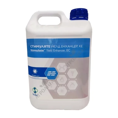 Бутылка с продуктом STIMULATE YIELD ENHANCER - СТИМУЛЯТЕ ЙЕЛД ЕНХАНЦЕР